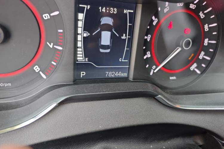 Used Chery Arrizo 5 2017 1.5L CVT Trendsetting Edition Odometer Close Up
