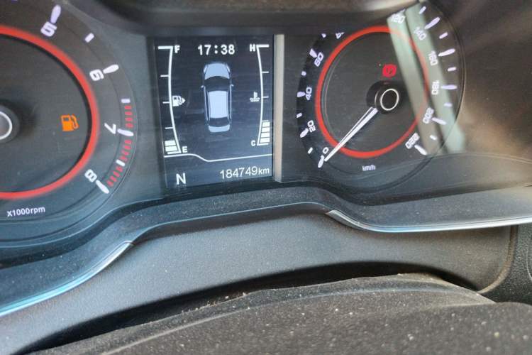 Used Chery Arrizo 5 2017 1.5L CVT Luxury Edition Odometer Close Up