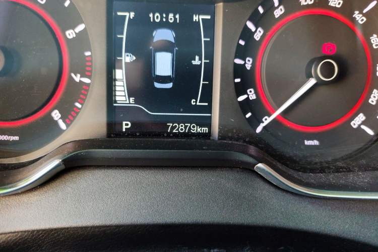 Used Chery Arrizo 5 2017 1.5L CVT Luxury Edition Odometer Close Up