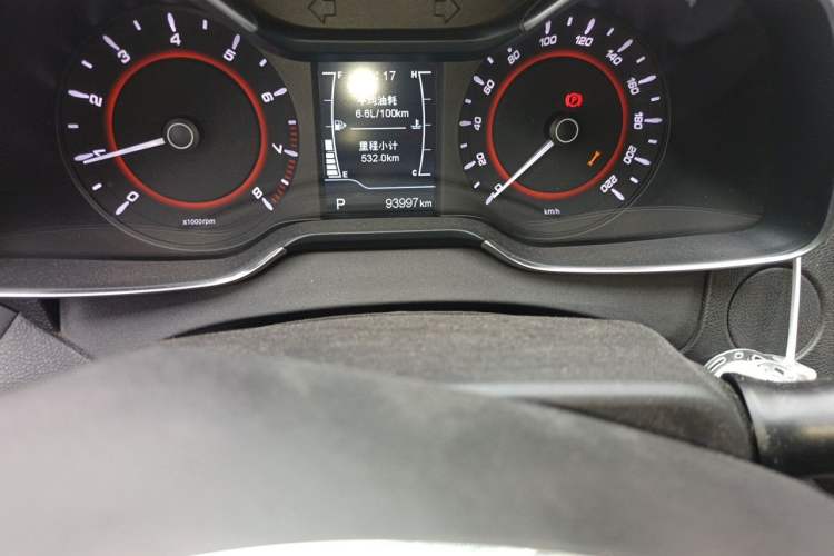 Used Chery Arrizo 5 2017 1.5L CVT Elite Edition Odometer Close Up