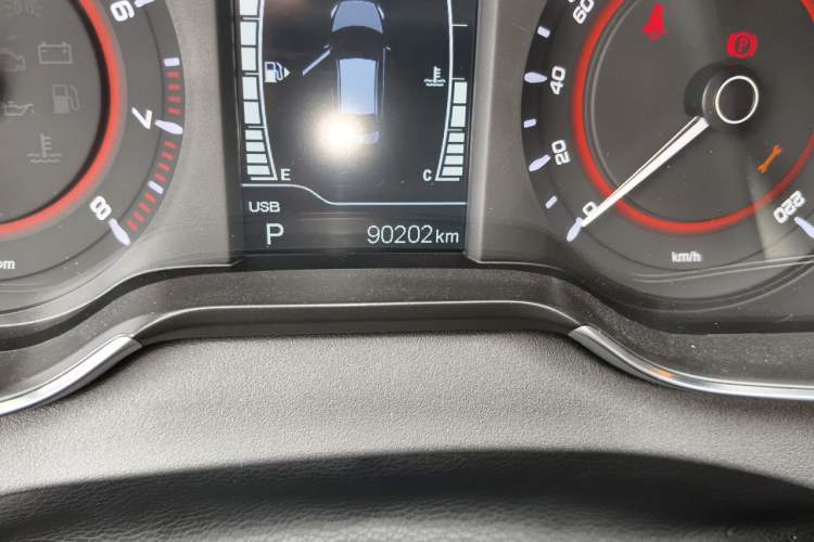 Used Chery Arrizo 5 2017 1.5L CVT Trendsetting Edition Odometer Close Up