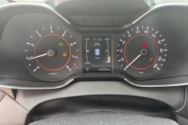 Used Chery Arrizo 5 2017 1.5L CVT Trendsetting Edition Odometer Close Up