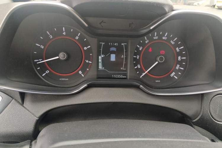 Used Chery Arrizo 5 2017 1.5L Manual Luxury Edition Odometer Close Up