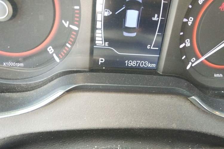 Used Chery Arrizo 5 2017 1.5L CVT Trendsetting Edition Odometer Close Up