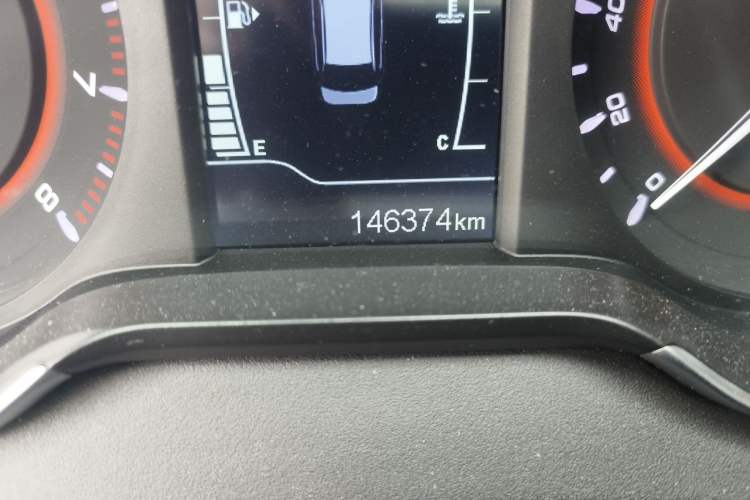 Used Chery Arrizo 5 2017 1.5L Manual Elite Edition Odometer Close Up