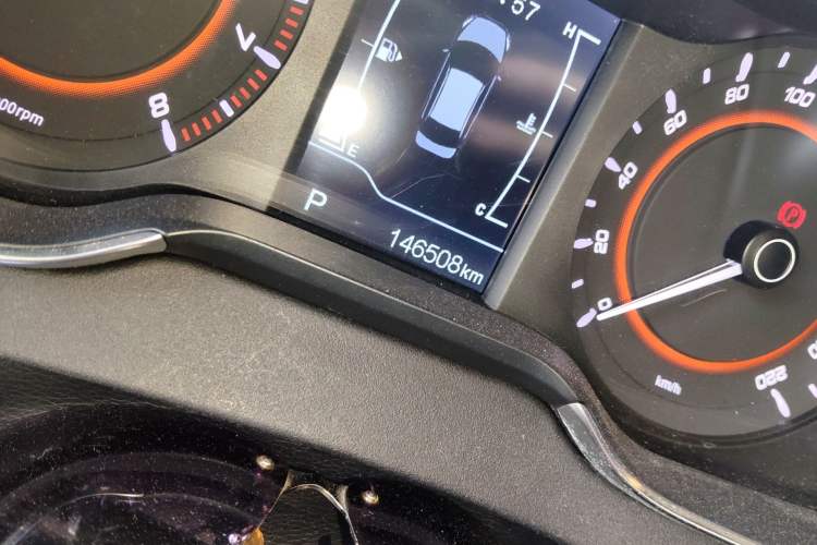 Used Chery Arrizo 5 2017 1.5L CVT Luxury Edition Odometer Close Up