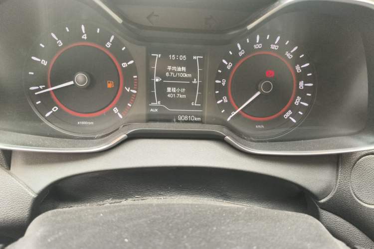 Used Chery Arrizo 5 2017 1.5L Manual Lingchao Edition Odometer Close Up