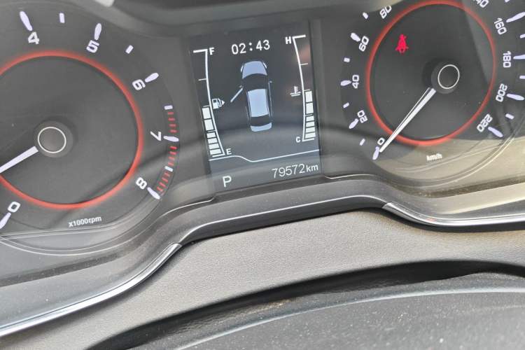 Used Chery Arrizo 5 2017 1.5L CVT Trendsetting Edition Odometer Close Up