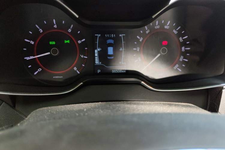 Used Chery Arrizo 5 2017 1.5L CVT Luxury Edition Odometer Close Up