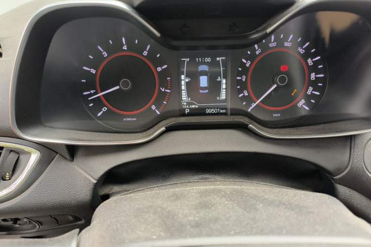 Used Chery Arrizo 5 2017 1.5L CVT Elite Edition Odometer Close Up