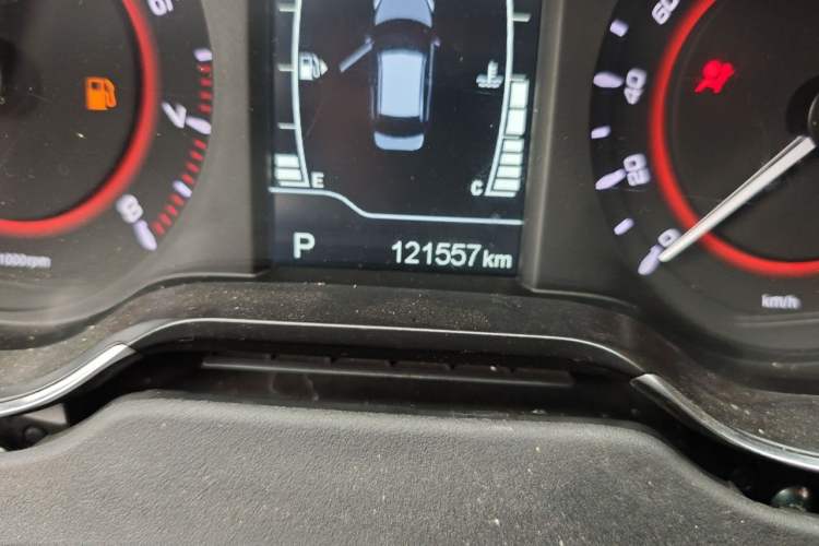 Used Chery Arrizo 5 2017 SPORT 1.5T CVT Luxury Edition Odometer Close Up