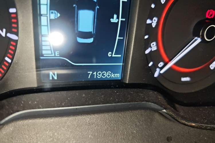 Used Chery Arrizo 5 2017 1.5L CVT Trendsetting Edition Odometer Close Up