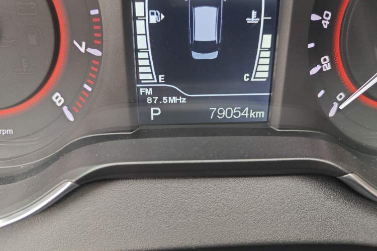 Used Chery Arrizo 5 2017 1.5L CVT Trendsetting Edition Odometer Close Up