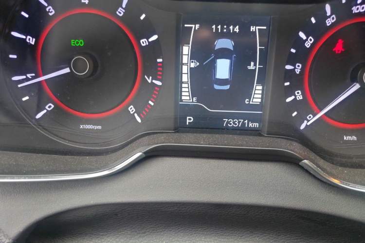 Used Chery Arrizo 5 2018 1.5L CVT Tribute to Youth Edition Odometer Close Up