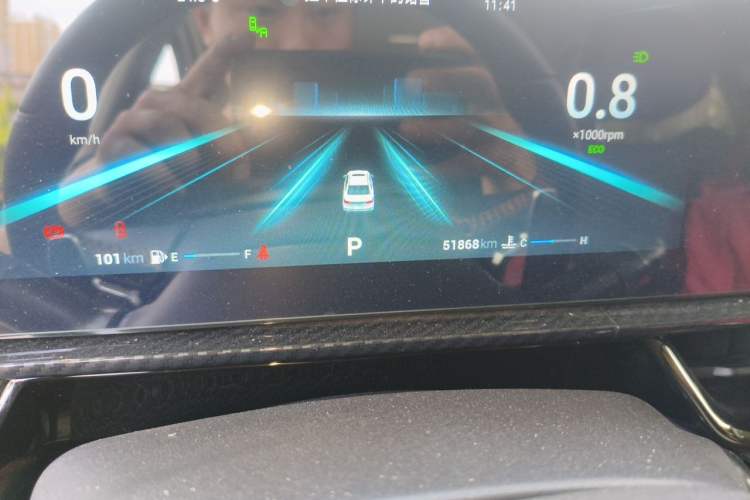 Used Chery Arrizo 5 GT 2022 1.6T DCT Version Odometer Close Up