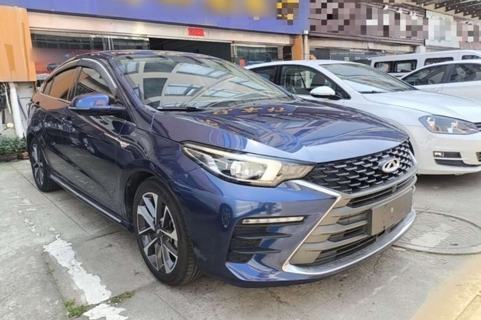Used Chery Arrizo 5 PLUS 2021 Xiao AI 1.5T CVT ZhiPLUS Front Right 45 Deg