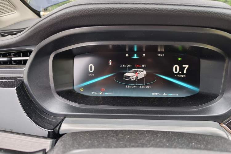 Used Chery Arrizo 5 PLUS 2021 XiaoAI 1.5T Manual PLUS Model Odometer Close Up