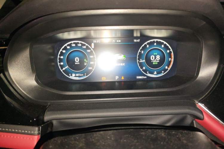 Used Chery Arrizo 5 PLUS 2021 Xiaoze 1.5T CVT ZhiPLUS Odometer Close Up