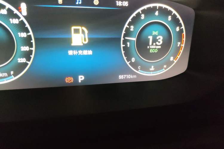 Used Chery Arrizo 5 PLUS 2021 Xiao AI 1.5T CVT PLUS Trim Odometer Close Up