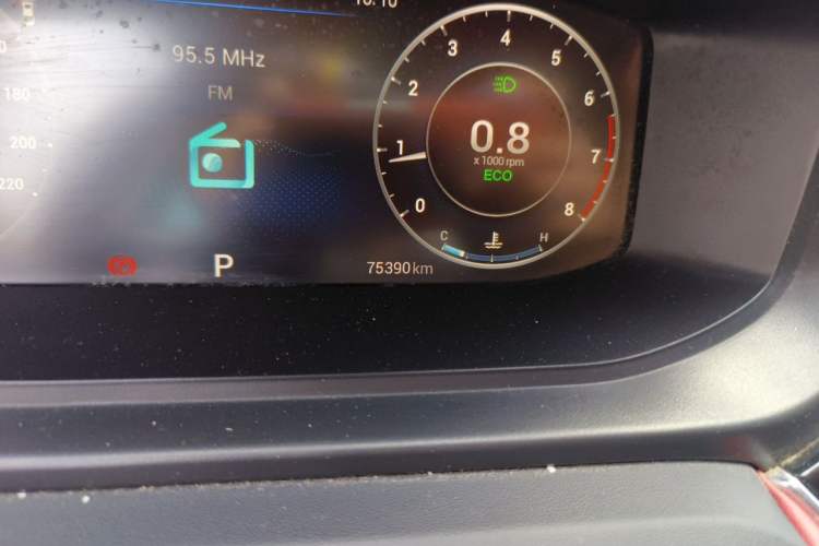 Used Chery Arrizo 5 PLUS 2021 Xiaoze 1.5T CVT Enjoy PLUS Odometer Close Up