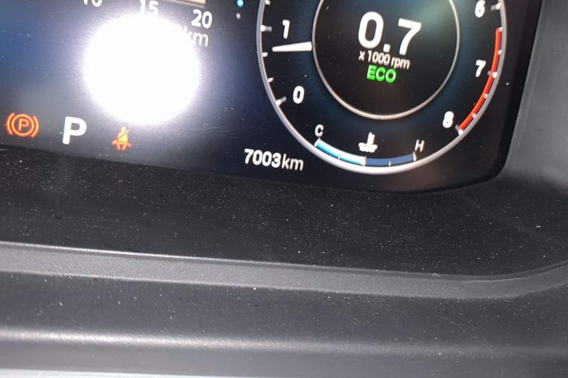 Used Chery Arrizo 5 PLUS 2021 XiaoAI 1.5L CVT Enjoy PLUS Odometer Close Up