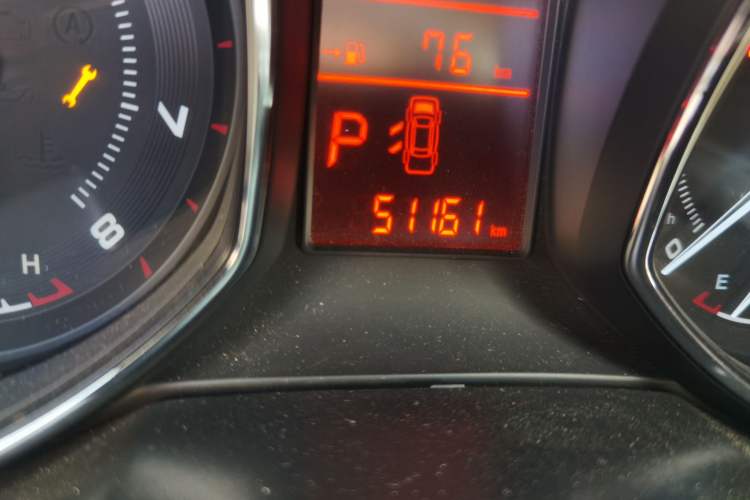 Used Chery Arrizo 7 2013 1.6L CVT Zhiling Edition Odometer Close Up