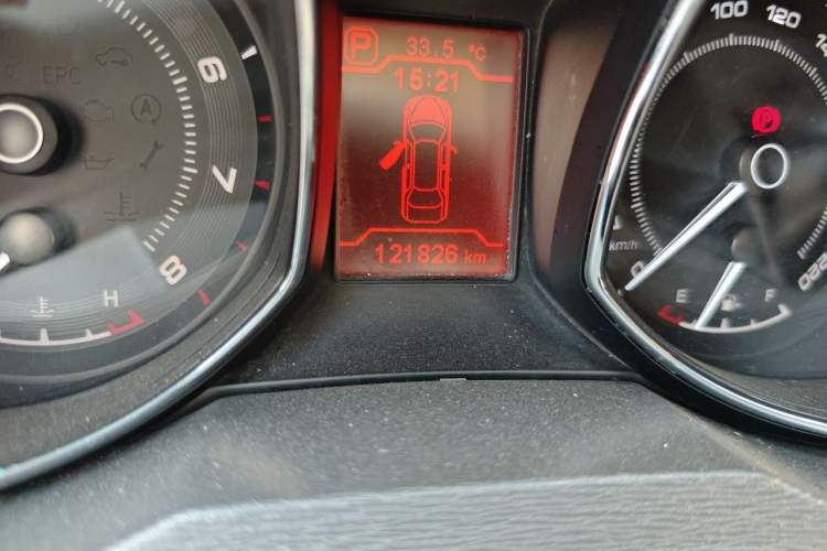 Used Chery Arrizo 7 2013 1.6L CVT Zhixiang Edition Odometer Close Up