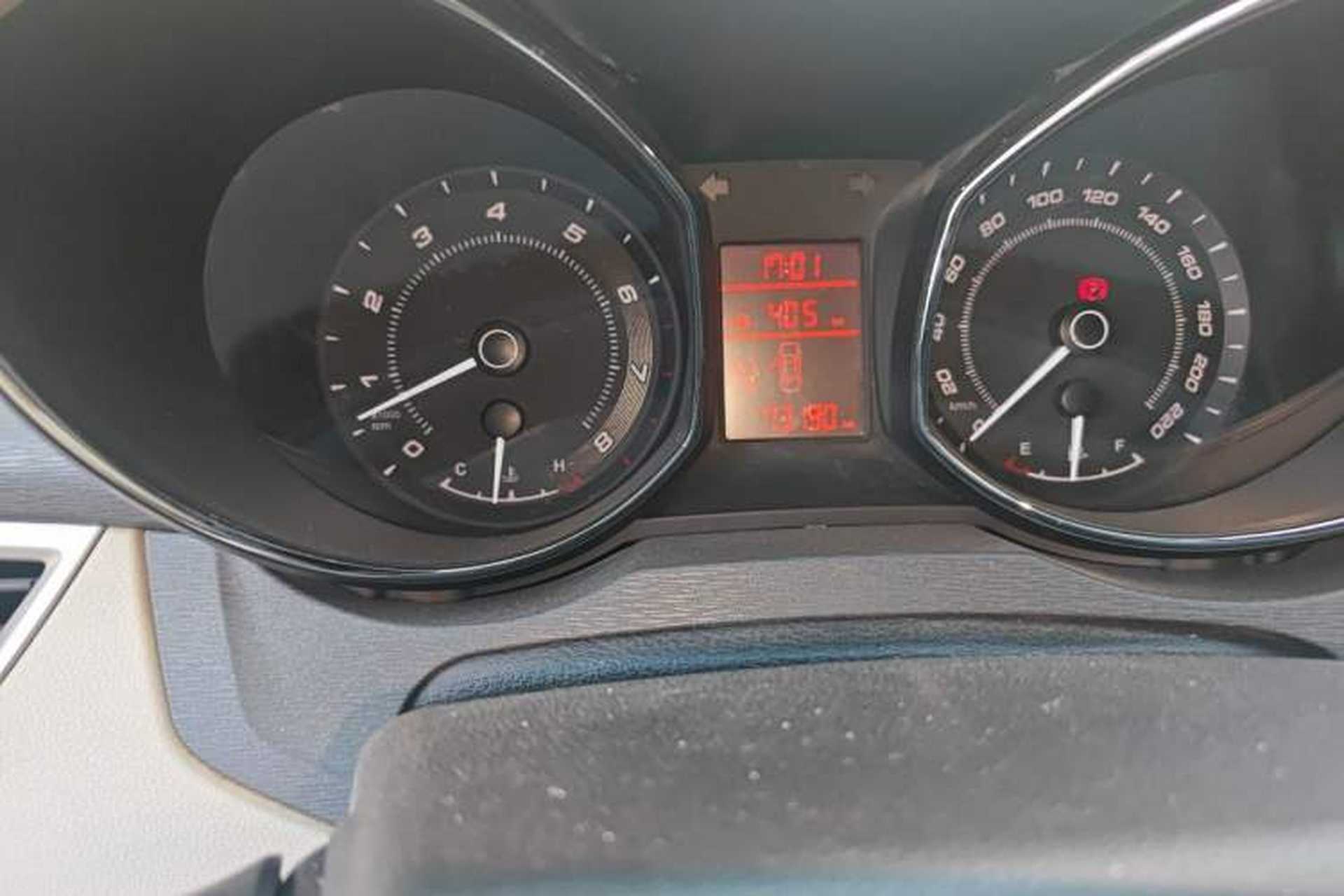 Used Chery Arrizo 7 2013 1.6L CVT Zhiling Edition Odometer Close Up