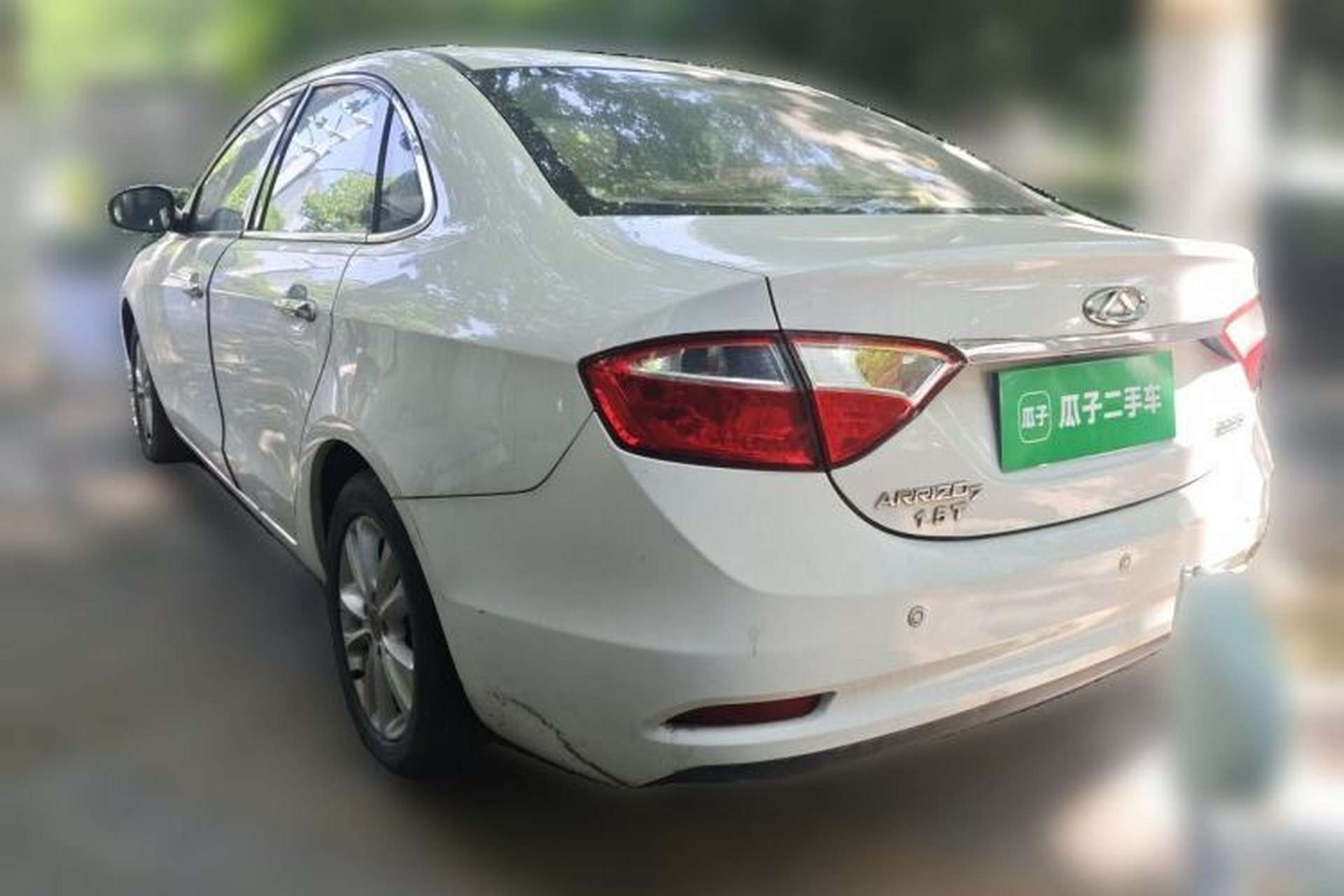 Used Chery Arrizo 7 2015 1.5T Manual Zhi Ling Edition Rear Left 45 Deg