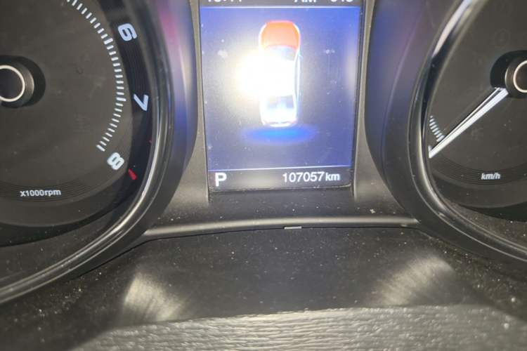 Used Chery Arrizo 7 2016 1.6L CVT ZhiShang Edition Odometer Close Up