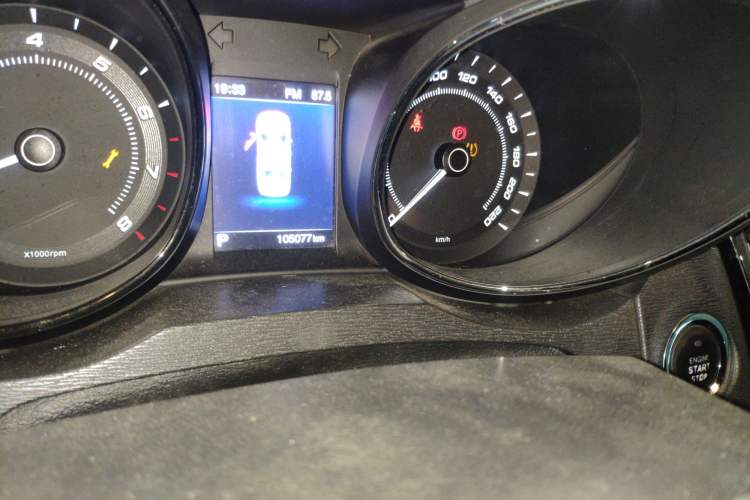 Used Chery Arrizo 7 2016 1.6L CVT ZhiShang Edition Odometer Close Up
