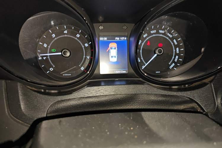 Used Chery Arrizo 7 2017 1.5T CVT ZhiShang Edition Odometer Close Up