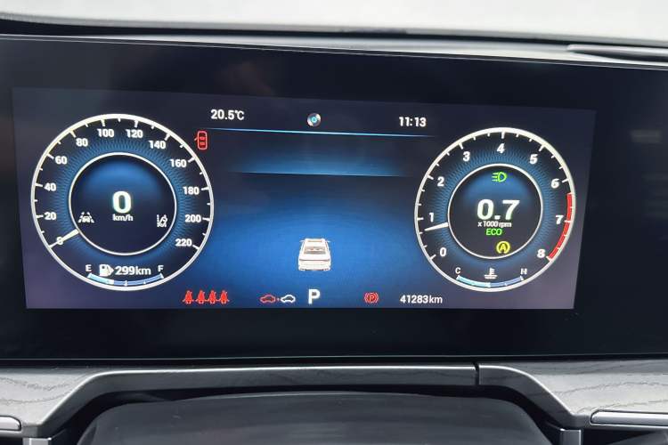 Used Chery Arrizo 8 2022 1.6T DCT Elite Odometer Close Up