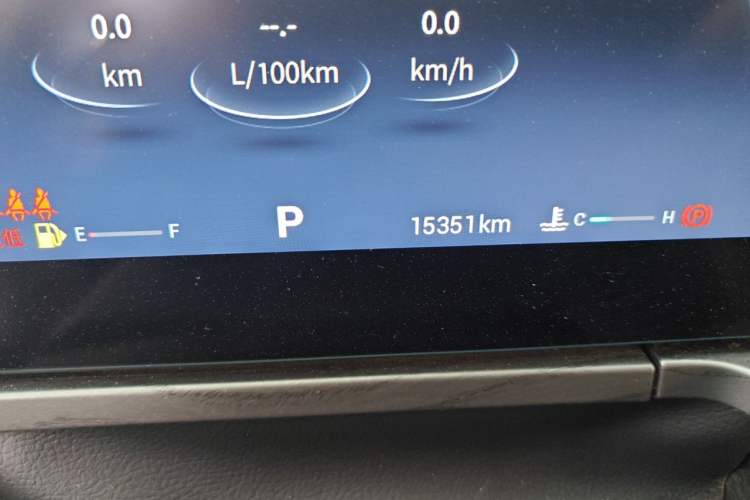 Used Chery Arrizo 8 2022 1.6T DCT Elite Odometer Close Up