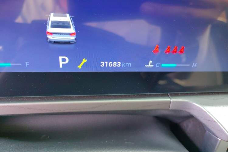 Used Chery Arrizo 8 2022 1.6T DCT Ya Odometer Close Up