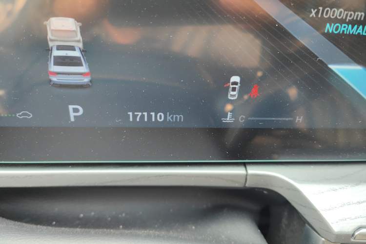 Used Chery Arrizo 8 2022 1.6T DCT Zhen Odometer Close Up