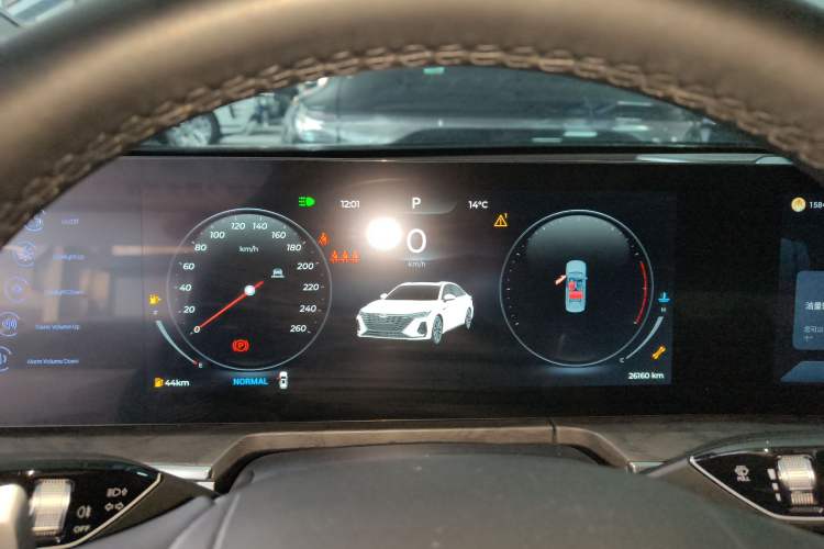Used Chery Arrizo 8 2023 High-Performance Edition 2.0T DCT Powerfully Equipped Instrument Cluster