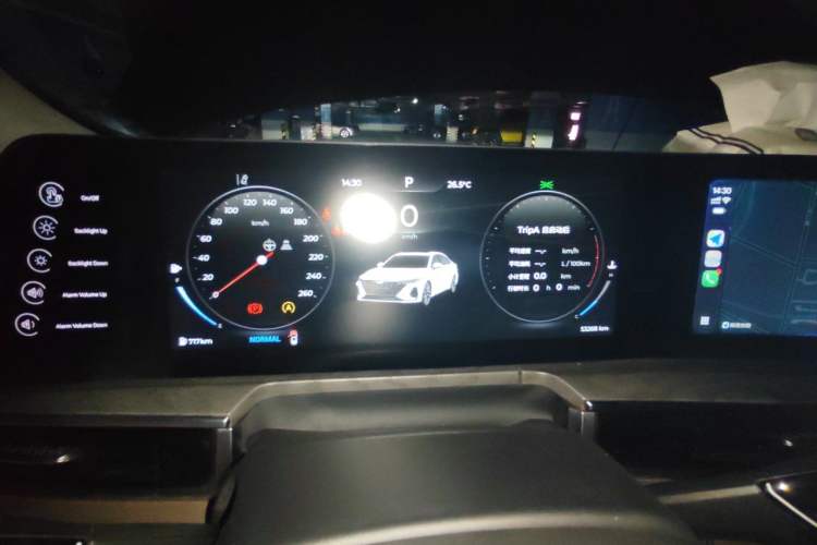 Used Chery Arrizo 8 2023 High-Performance Edition 2.0T DCT Powerfully Equipped Instrument Cluster