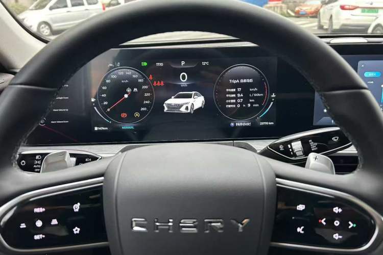 Used Chery Arrizo 8 2023 High-Performance Edition 2.0T DCT Powerfully Equipped Odometer Close Up