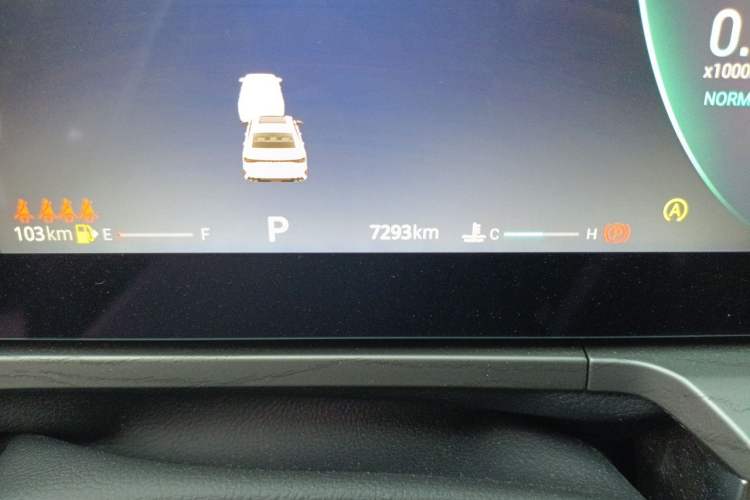Used Chery Arrizo 8 2023 1.6T DCT Elite Odometer Close Up