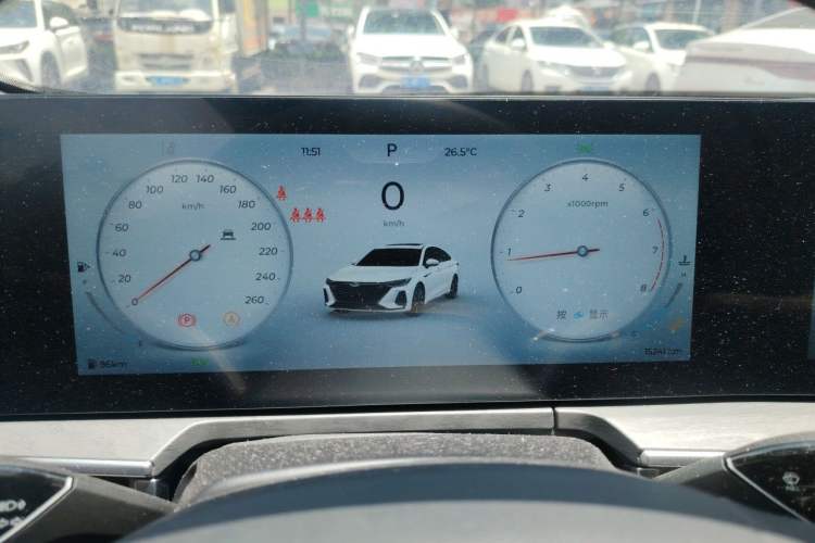 Used Chery Arrizo 8 2024 High-Performance Edition 2.0T DCT Powerfully Tuned Instrument Cluster