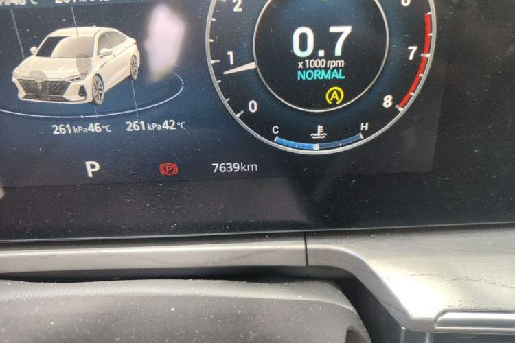 Used Chery Arrizo 8 2025 1.6T DCT Excellence Edition Odometer Close Up