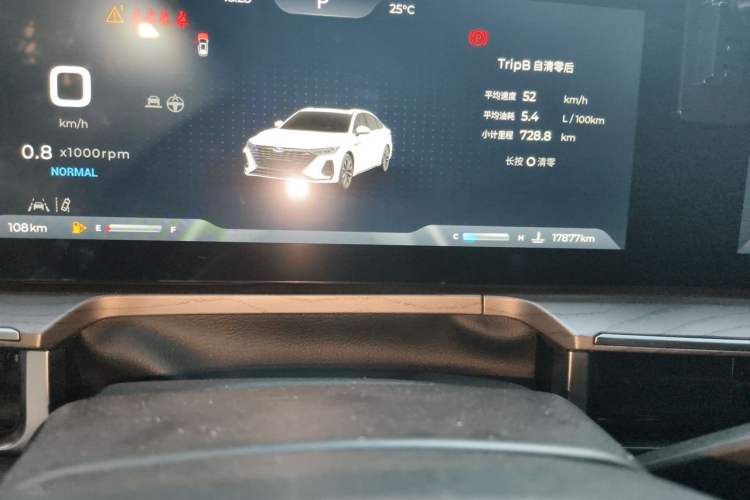 Used Chery Arrizo 8 2025 2.0T DCT Sport Odometer Close Up