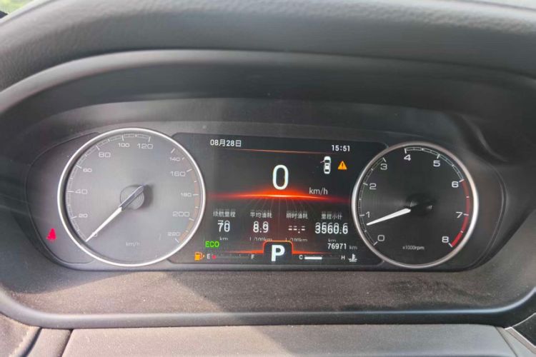 Used Chery Arrizo GX 2018 1.5T CVT Color Version China V Standard Odometer Close Up