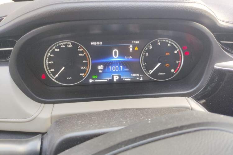 Used Chery Arrizo GX 2018 1.5T CVT Color Version China V Standard Odometer Close Up