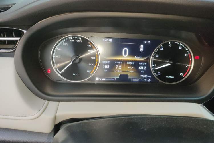 Used Chery Arrizo GX 2019 Pro 1.5T Manual Edition China VI Emission Standard Odometer Close Up
