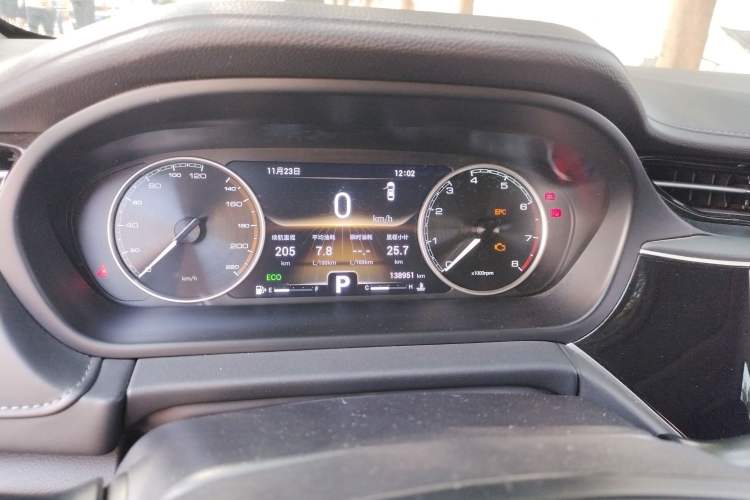 Used Chery Arrizo GX 2019 Pro 1.5T CVT Model Color Version China VI Standard Instrument Cluster