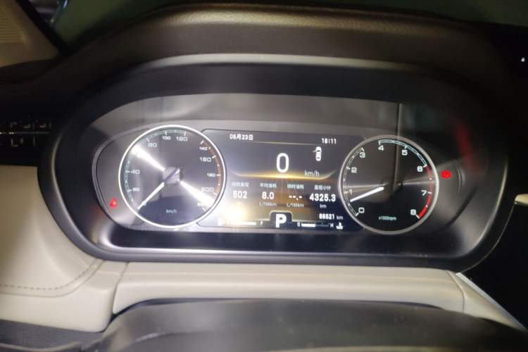 Used Chery Arrizo GX 2019 1.5T CVT New Color Version China VI Standard Instrument Cluster
