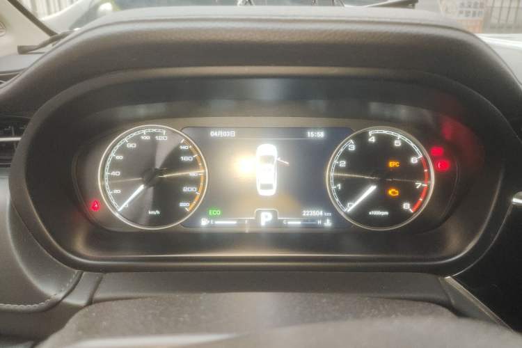 Used Chery Arrizo GX 2019 Pro 1.5T CVT Model Color Version China VI Standard Instrument Cluster