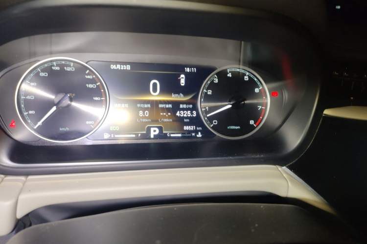 Used Chery Arrizo GX 2019 1.5T CVT New Color Version China VI Standard Odometer Close Up